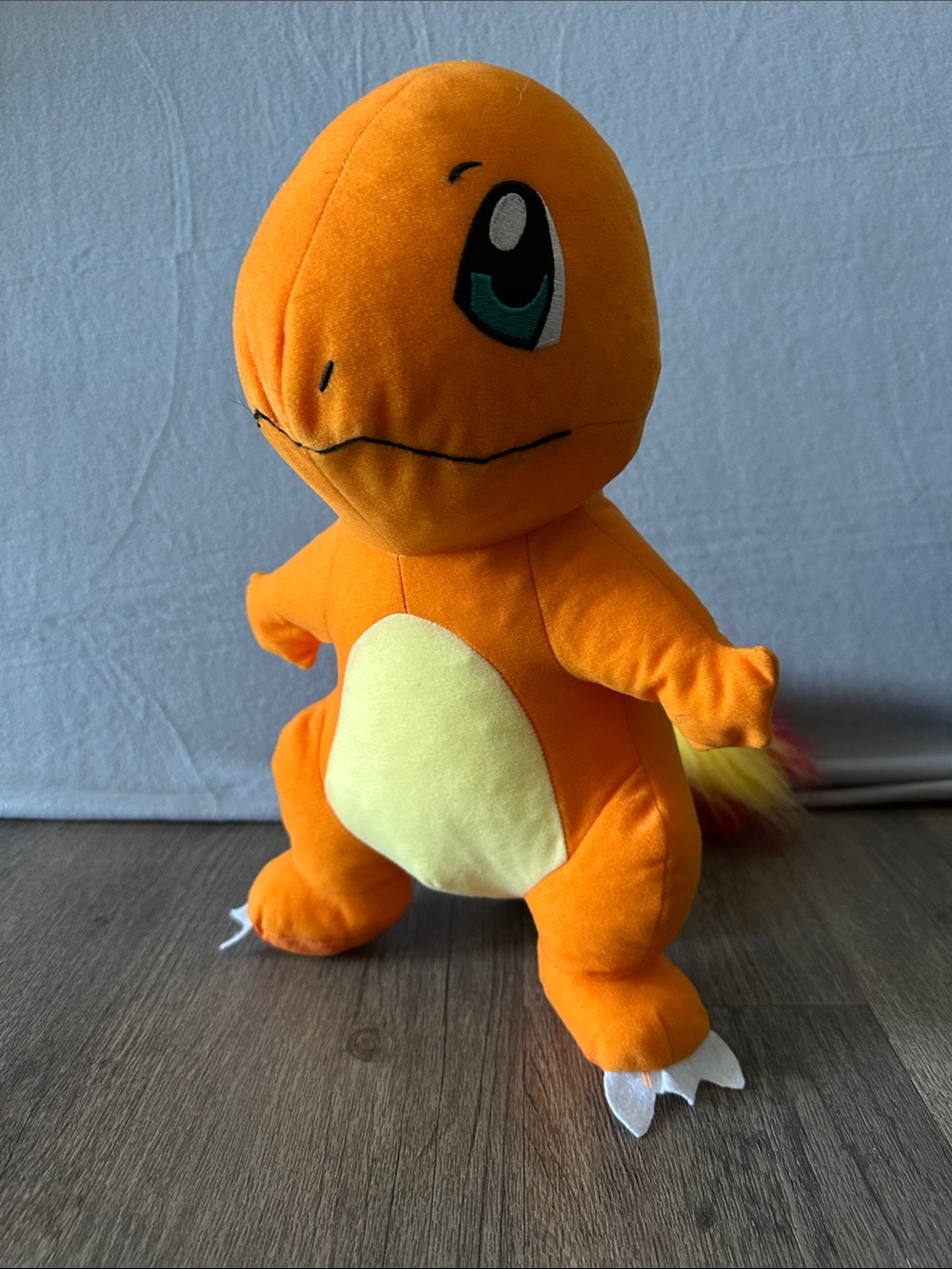 15" Charmander  Pokémon Stuffed Toy Stiff Stand Alone Tall Official Pokemon
